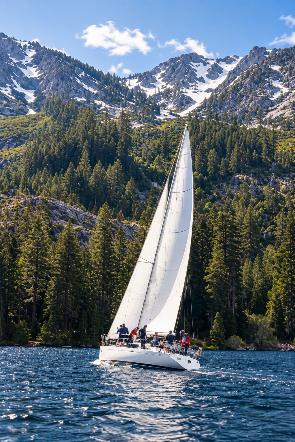 Bonneville School of Sailing instruction on the water