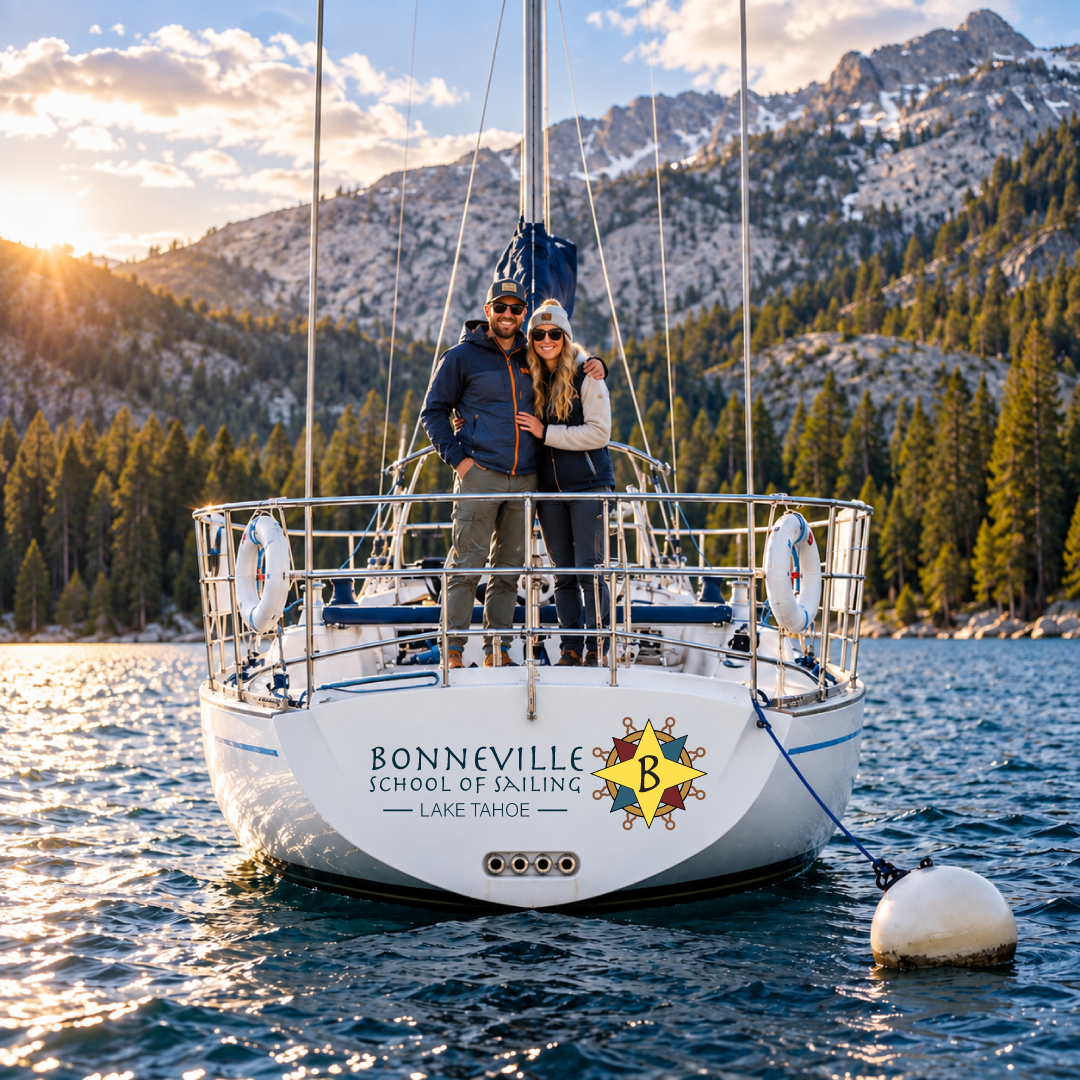 Bonneville sailing school instruction on the water